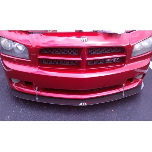 APR Carbon Fiber Front Wind Splitter w/ Rods: Dodge Charger SRT8 2006 - 2010