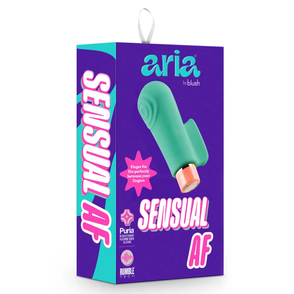 Aria Sensual AF Ergonomic Fin Finger Vibrator