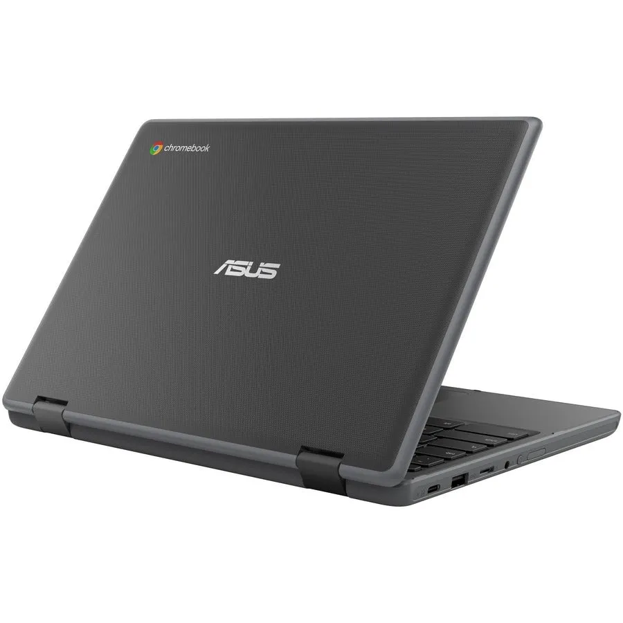 Asus Chromebook Flip CR1 CR1100FKA-YZ142T 11.6" Touchscreen Convertible Chromebook - HD - Intel Celeron N5100 - 4 GB - 32 GB Flash Memory - Dark Gray