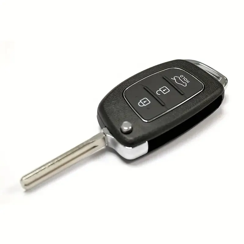 Automotive RFC 3 Buttons Flip Key Case For Hyundai I10 I20 I40 IX35 Santa Fe Remote Fob