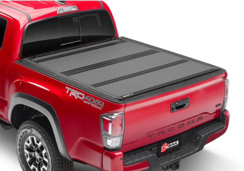 BAK Industries BAKFlip MX4 Truck Bed Cover W/ Deck Rail System For Toyota