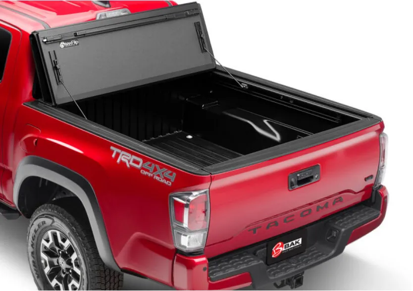 BAK Industries BAKFlip MX4 Truck Bed Cover W/ Deck Rail System For Toyota