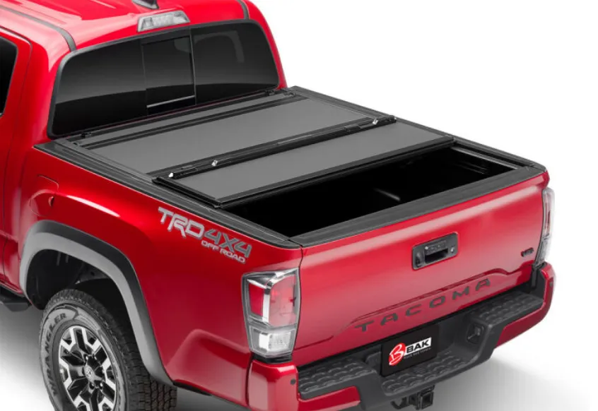 BAK Industries BAKFlip MX4 Truck Bed Cover W/ Deck Rail System For Toyota