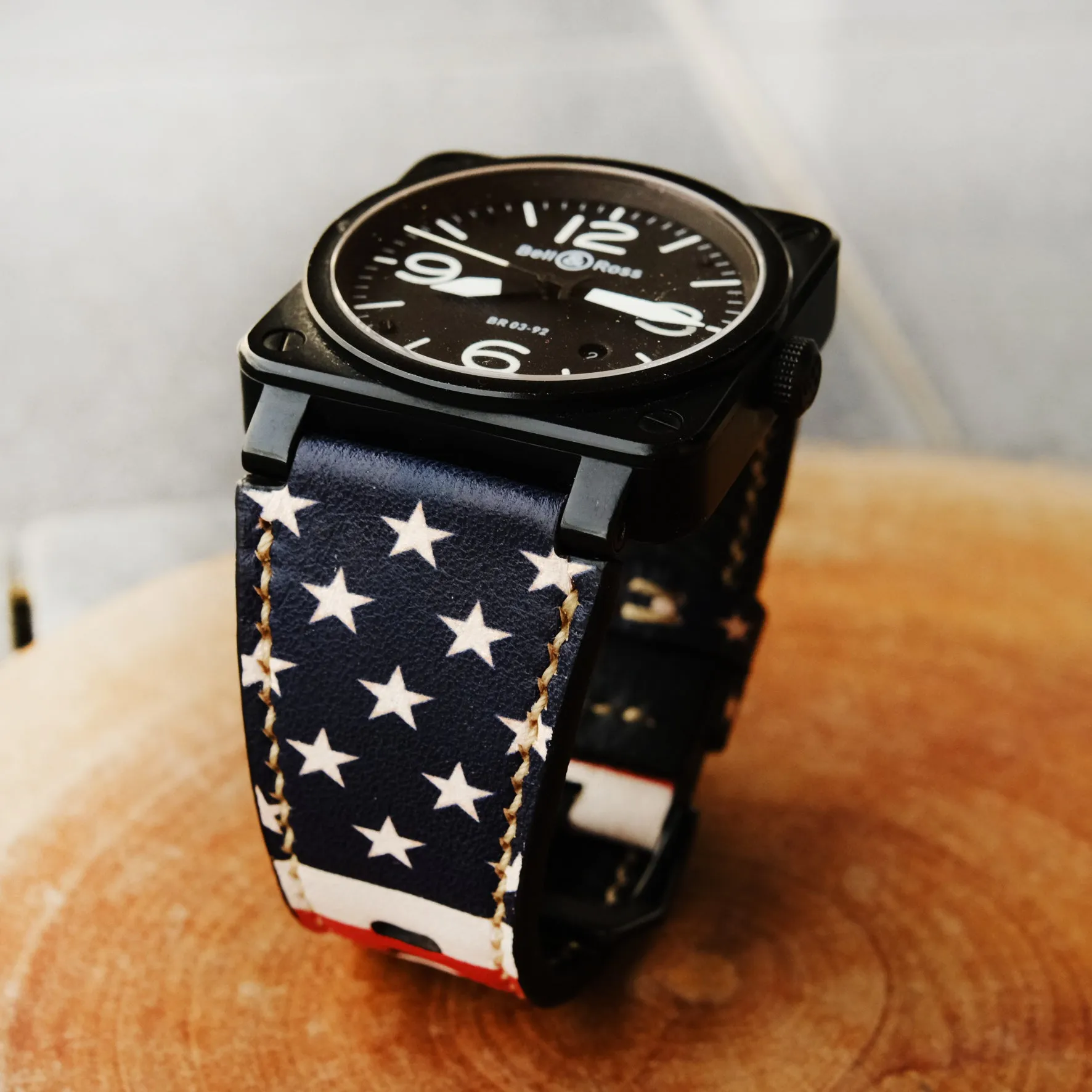 Bell Ross Custom Replacement Straps USA Flag