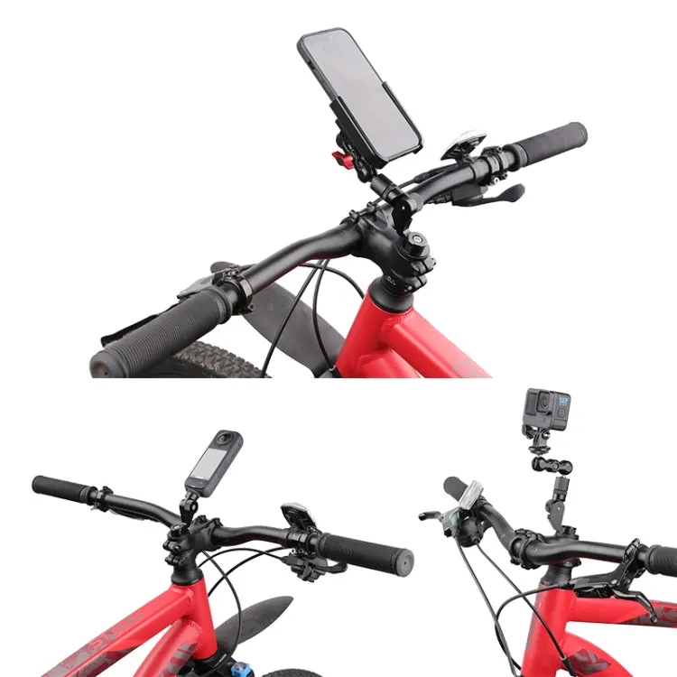 Bicycle Handlebar Holder Pea Clip Phone Clamp 40cm Rod Set