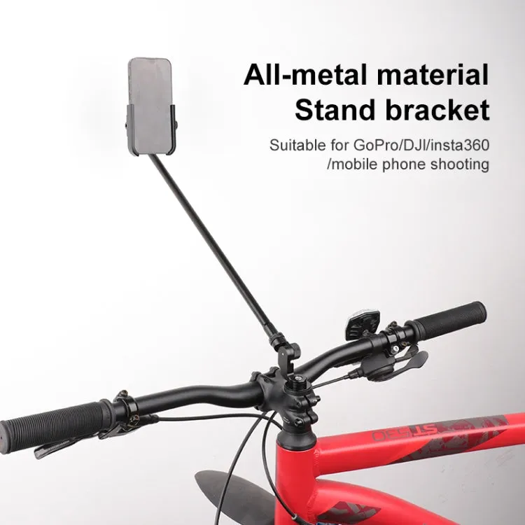 Bicycle Handlebar Holder Pea Clip Phone Clamp 40cm Rod Set