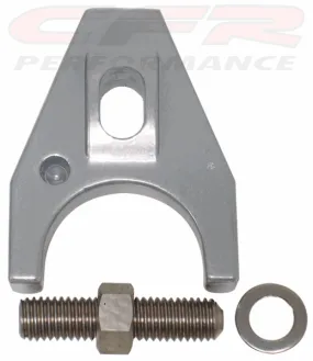 BILLET ALUMINUM SBC & BBC CHEVY HEI DISTRIBUTOR HOLD DOWN CLAMP W-BOLT-283 327 350 383 396 427 454 502 - SILVER