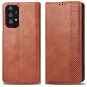 Bofink Vintage Samsung Galaxy A73 leather case - Brown