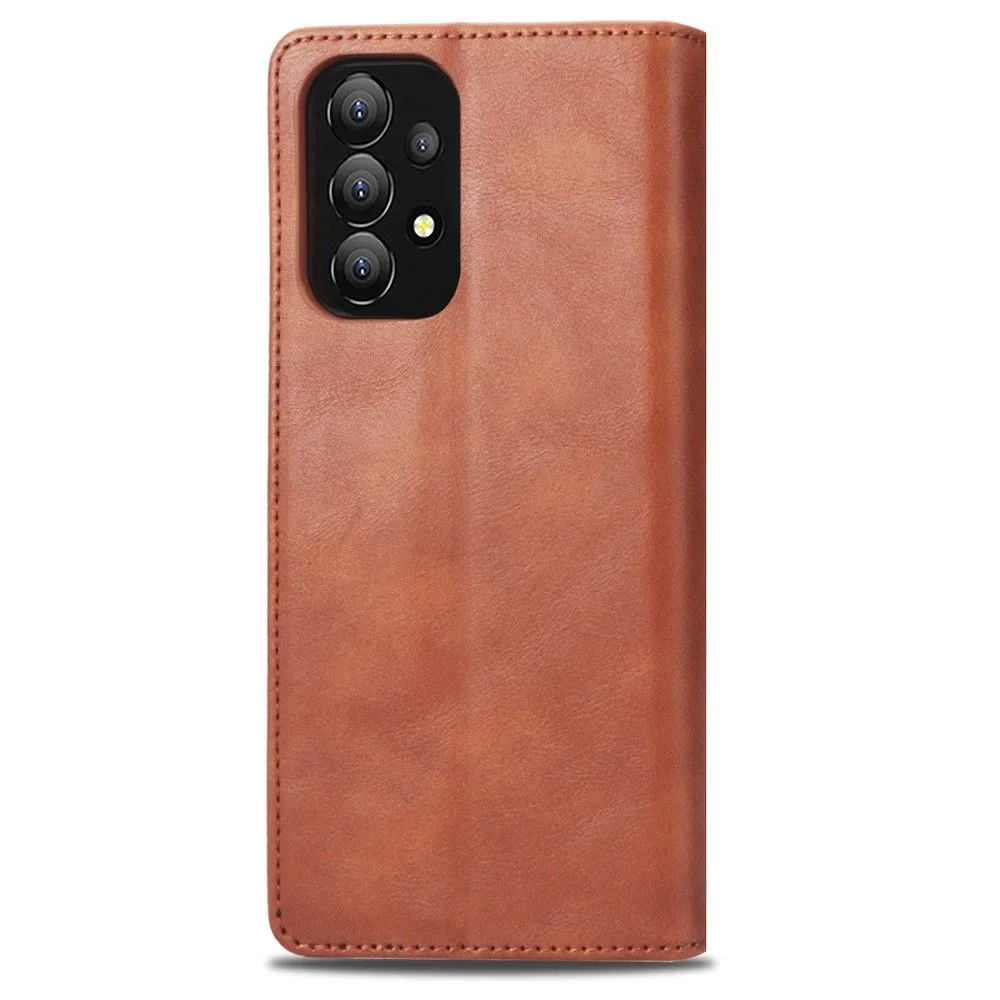 Bofink Vintage Samsung Galaxy A73 leather case - Brown