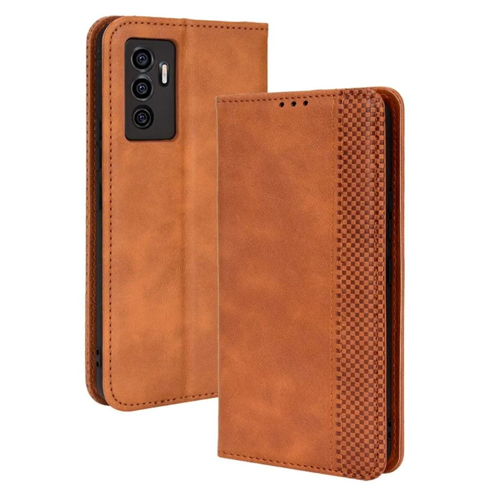 Bofink Vintage Vivo V23e 5G / V23e / S10e leather case - Brown