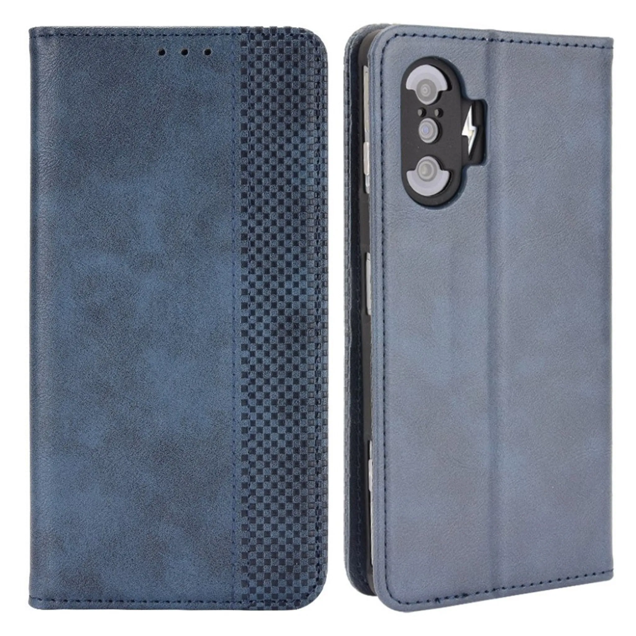 Bofink Vintage Xiaomi Poco F3 GT / Redmi K40 Gaming leather case - Blue