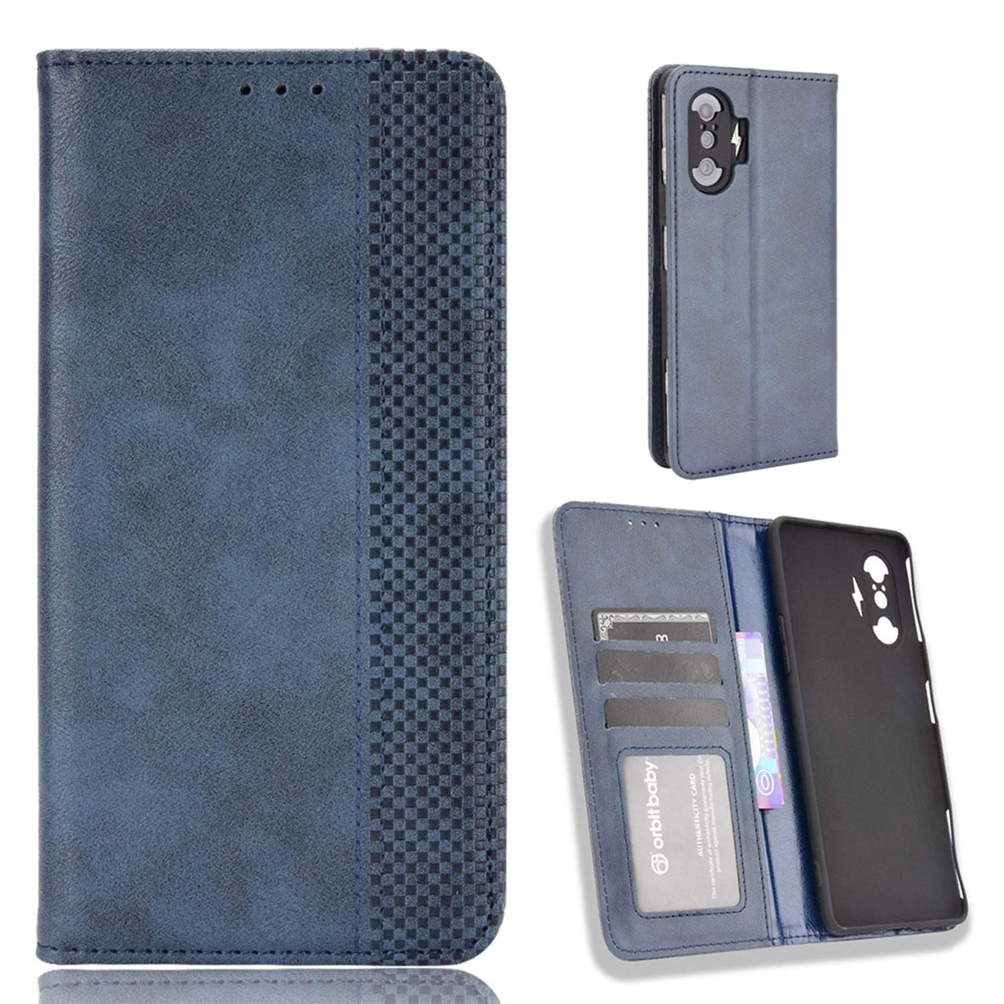 Bofink Vintage Xiaomi Poco F3 GT / Redmi K40 Gaming leather case - Blue