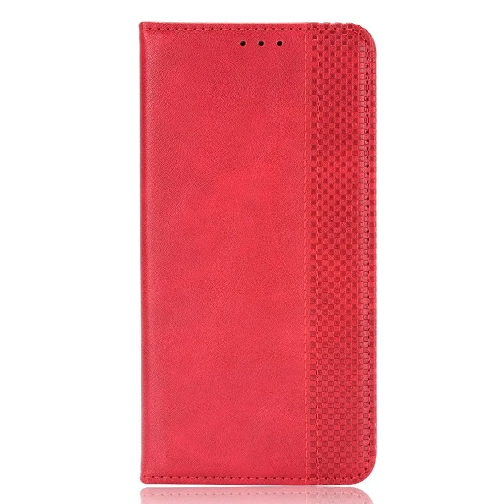 Bofink Vintage Xiaomi Redmi 10C leather case - Red