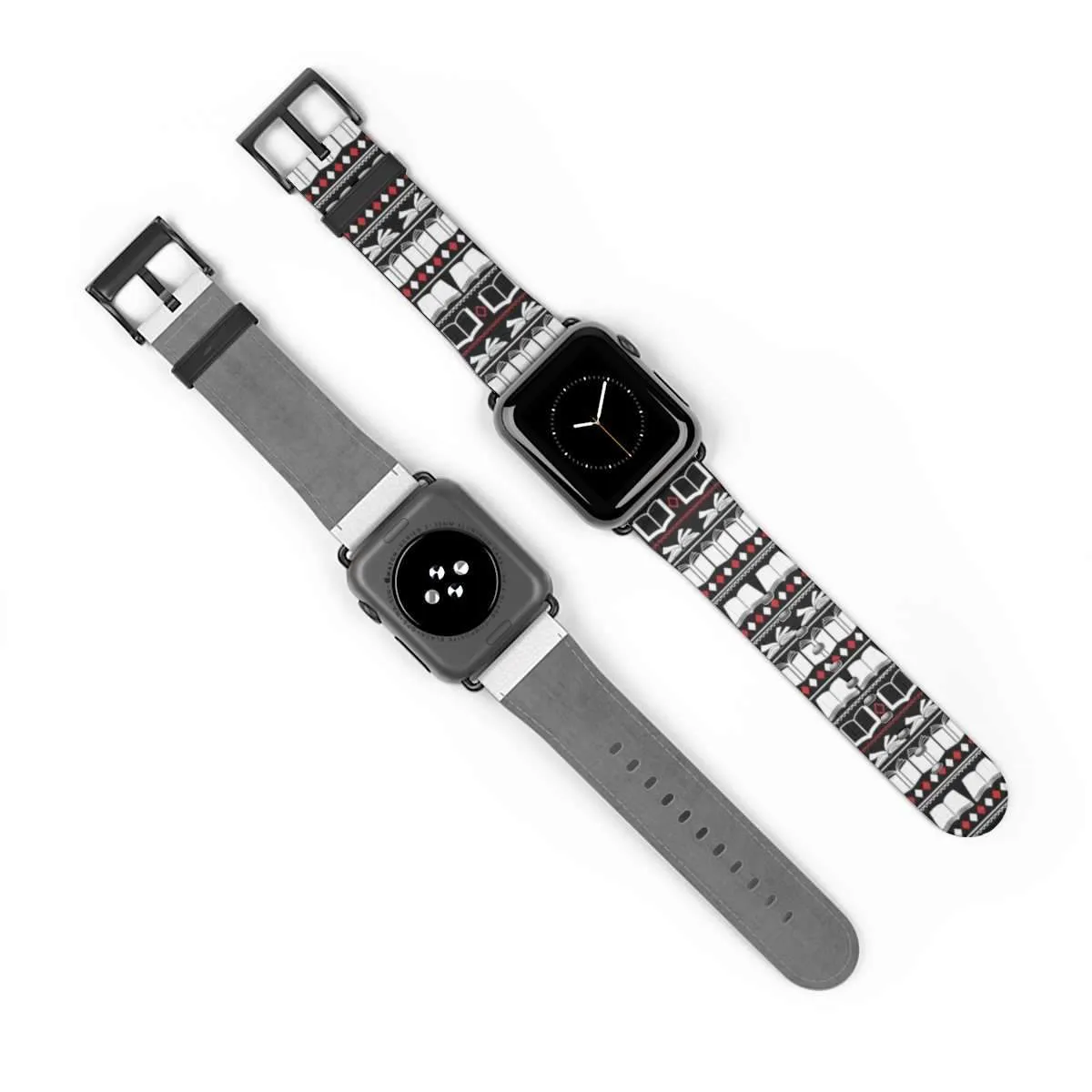 Bookish Pattern Design Watch Band for Apple Watch