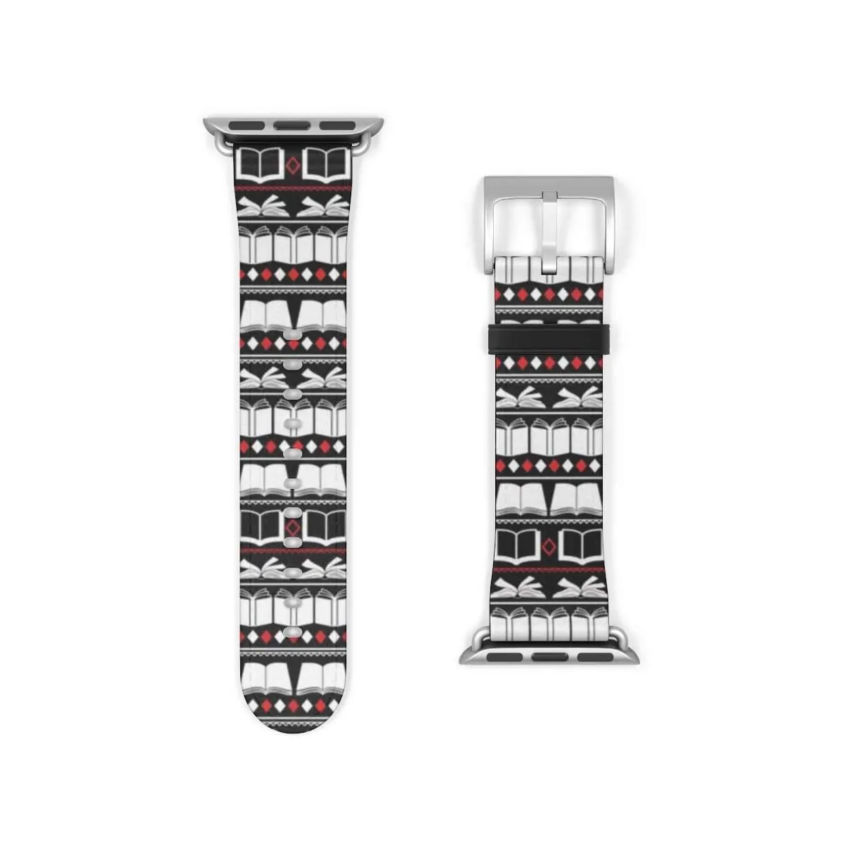 Bookish Pattern Design Watch Band for Apple Watch