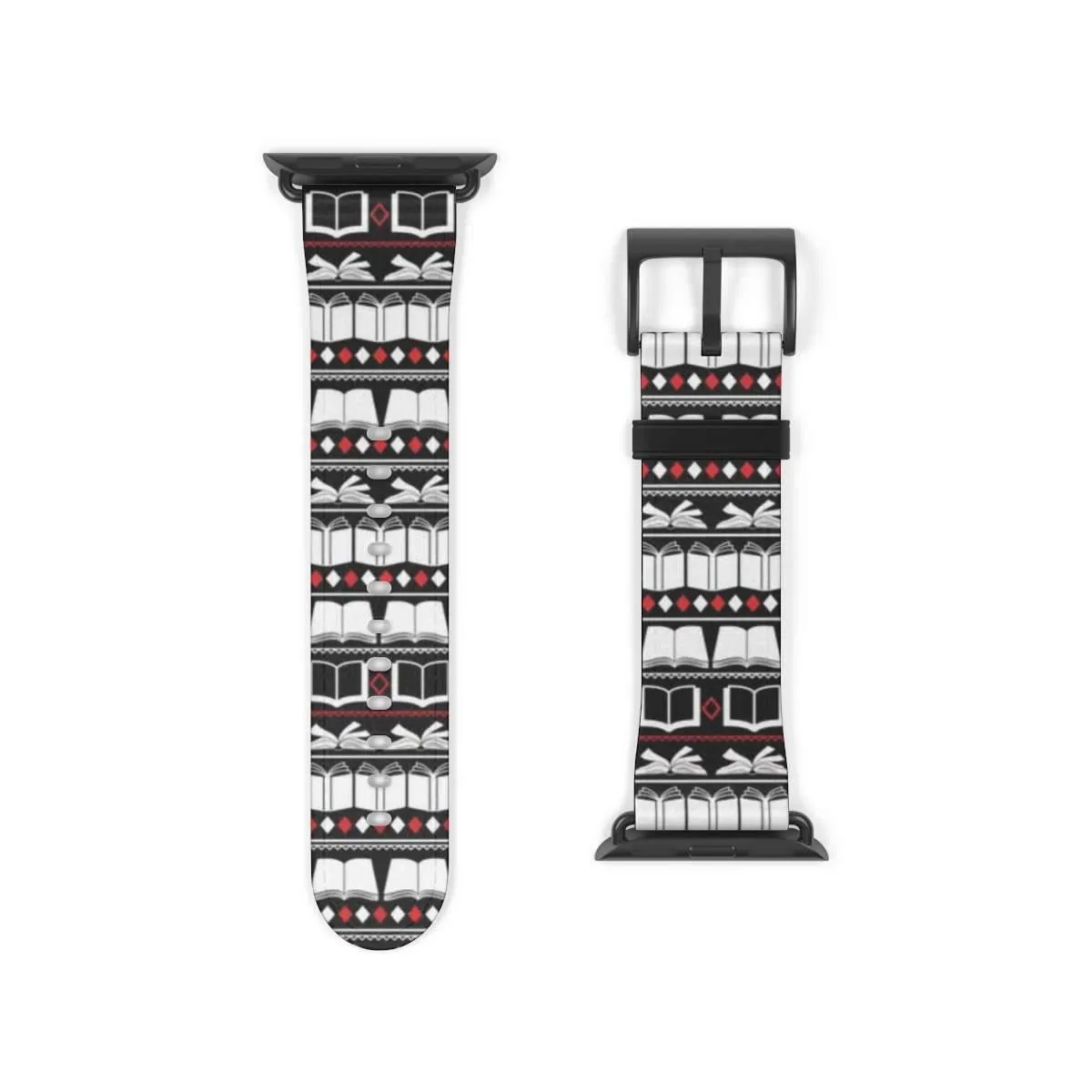 Bookish Pattern Design Watch Band for Apple Watch