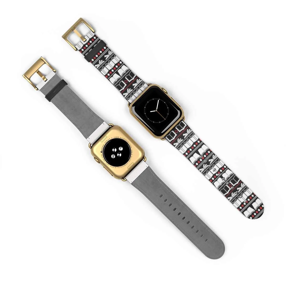 Bookish Pattern Design Watch Band for Apple Watch