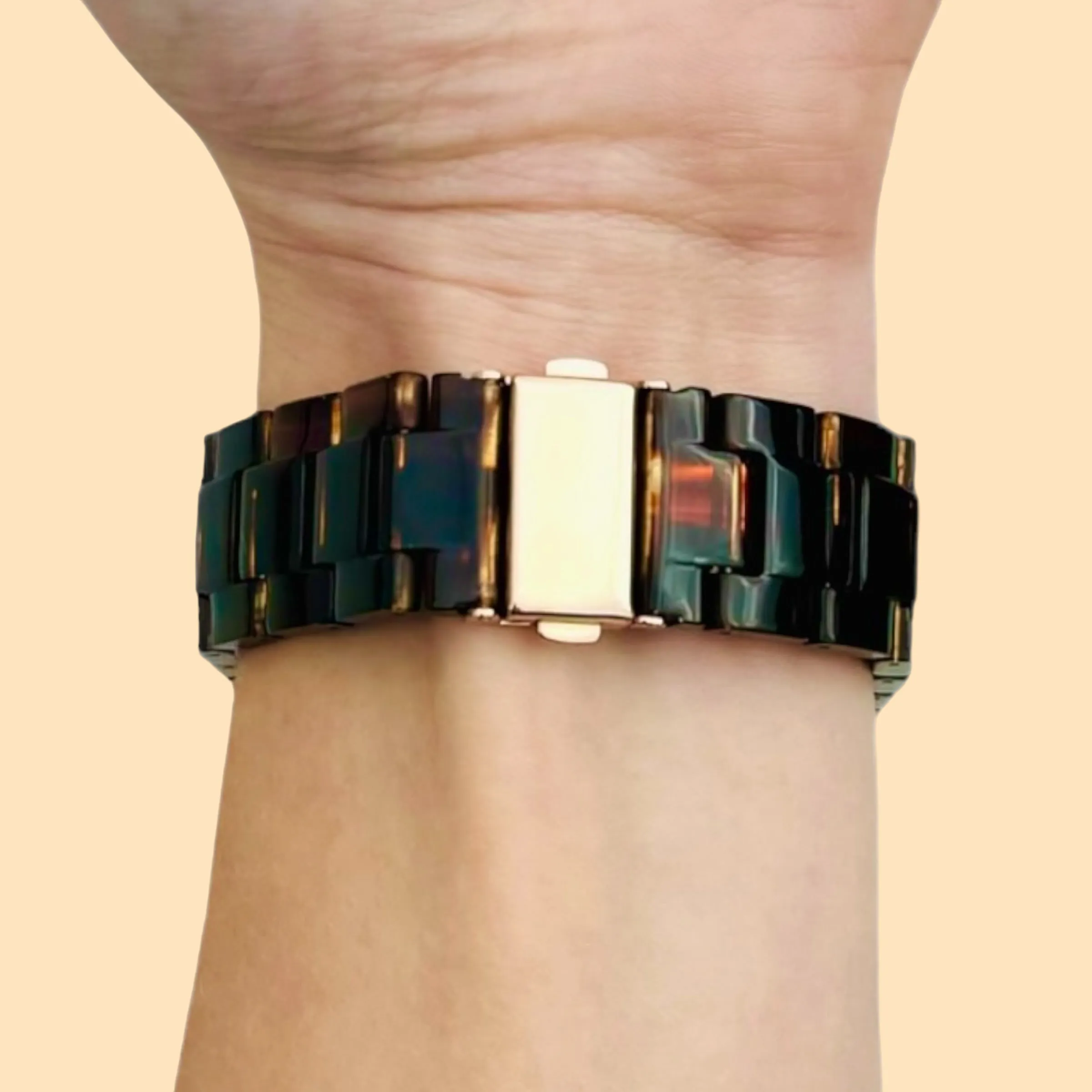 Boom Brinna Sunset, Minne & Vild Ash Stylish Resin Watch Strap