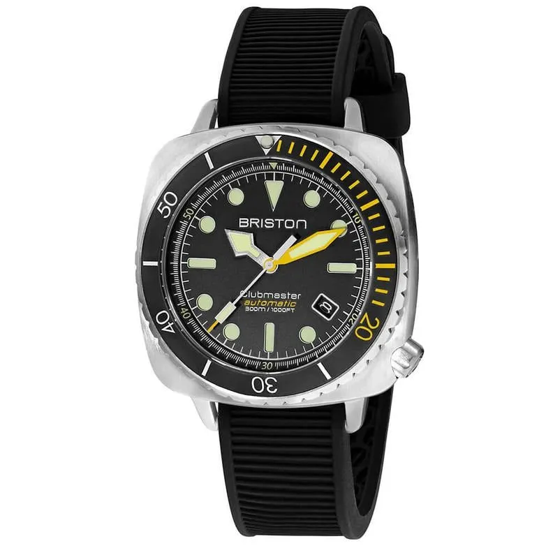 Briston Black Diver Pro Automatic Watch 20644.S.DP.34.RB