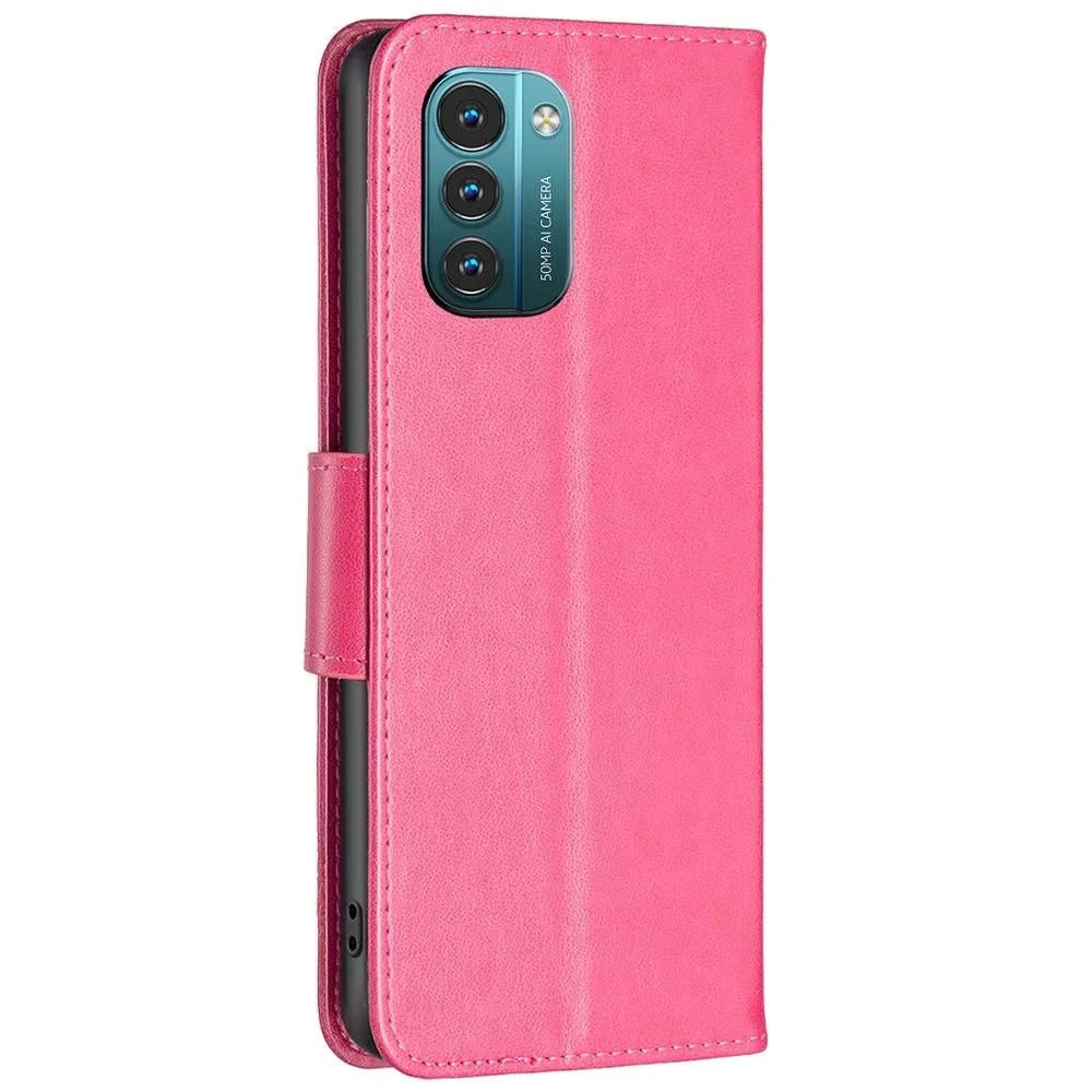 Butterfly Nokia G11 / G21 flip case - Rose