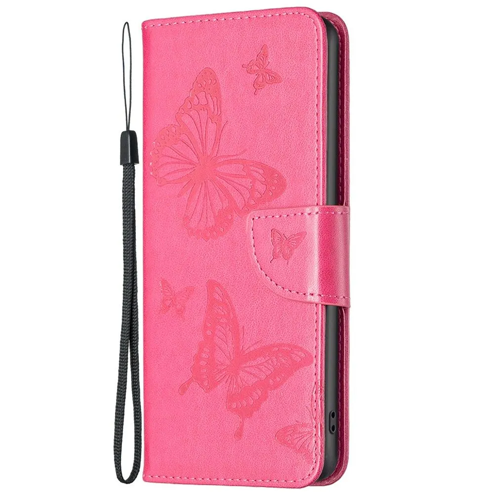 Butterfly Nokia G11 / G21 flip case - Rose