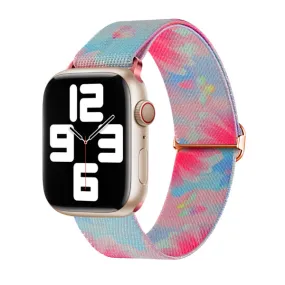 Butterfly Printed Nylon Apple Watch Band 蝴蝶尼龍彩繪 Apple 錶帶 KCWATCH1284