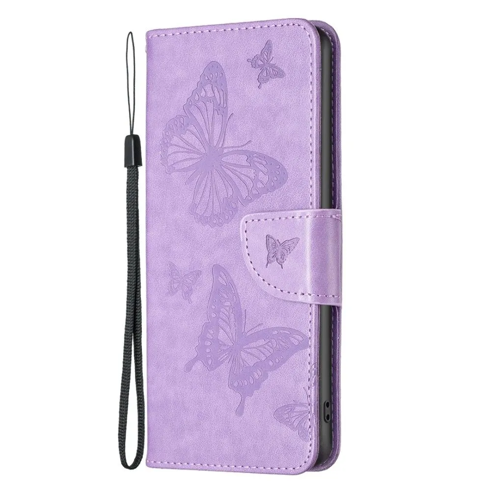 Butterfly Samsung Galaxy M33 5G flip case - Purple