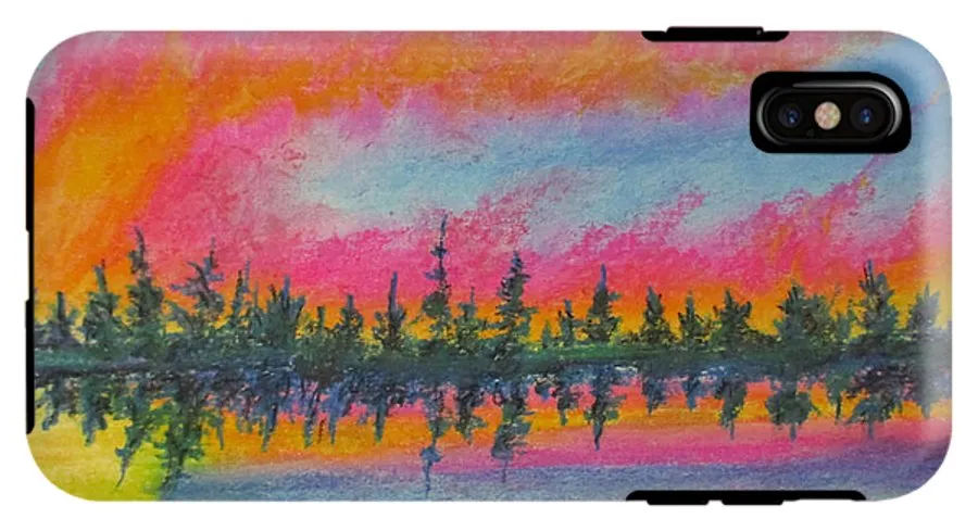 Candycane Sunset - Phone Case