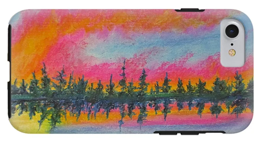 Candycane Sunset - Phone Case