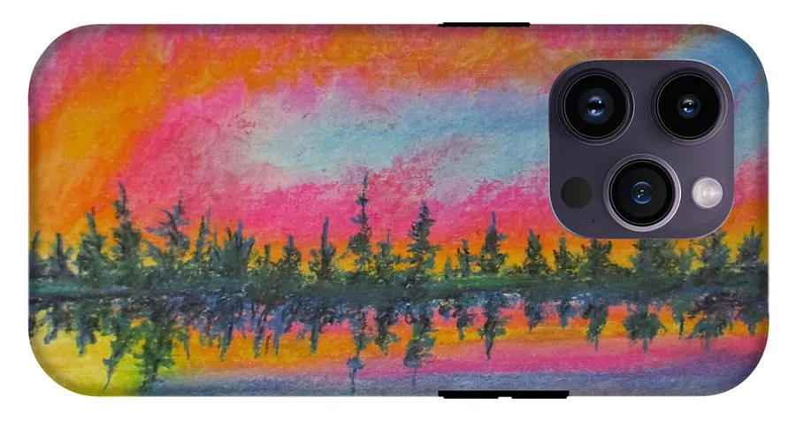 Candycane Sunset - Phone Case