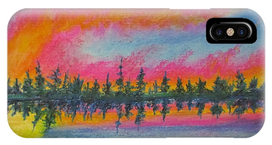 Candycane Sunset - Phone Case