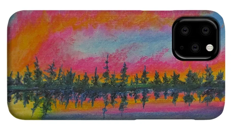 Candycane Sunset - Phone Case