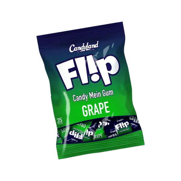 CANDYLAND FLIP GRAPE CANDY 35PCS POUCH