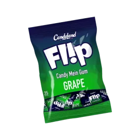 CANDYLAND FLIP GRAPE CANDY 35PCS POUCH