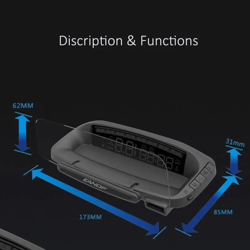 Car Head up Display Speed Projector