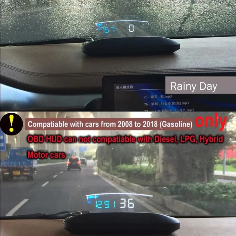 Car Head up Display Speed Projector