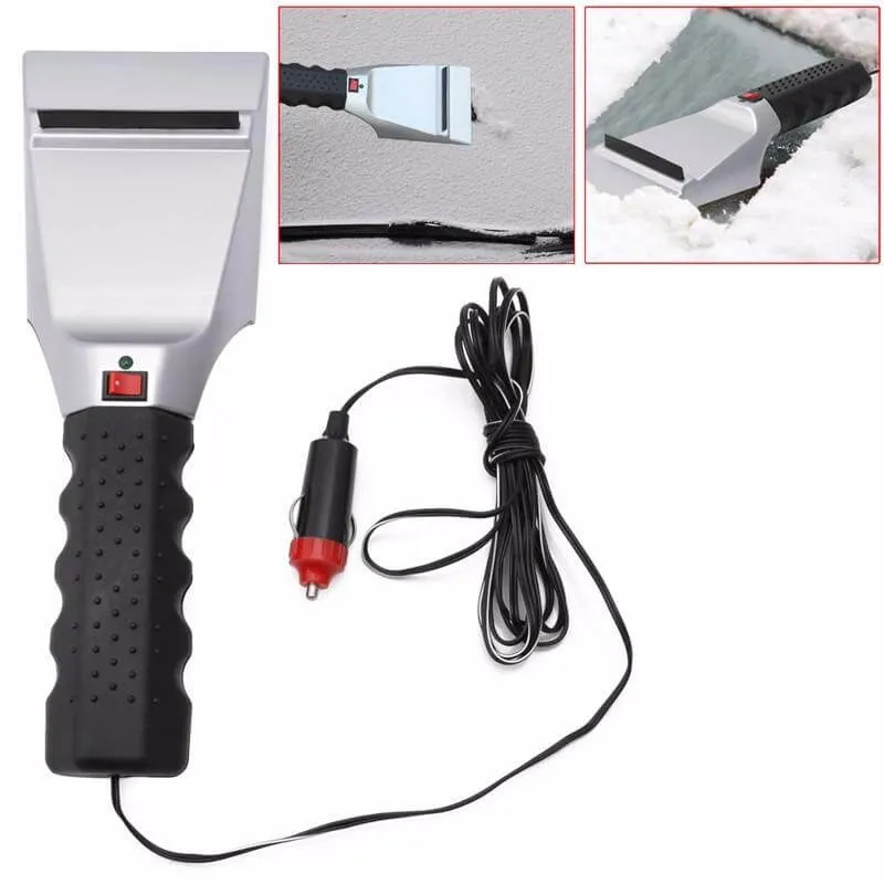 Car Heated Ice Snow Defrost Windshield Scraper