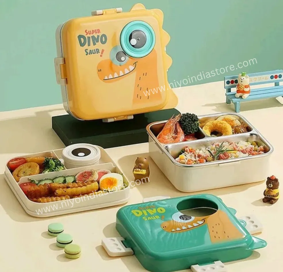 Carnival Stainless Steel Lunch Box - Dino