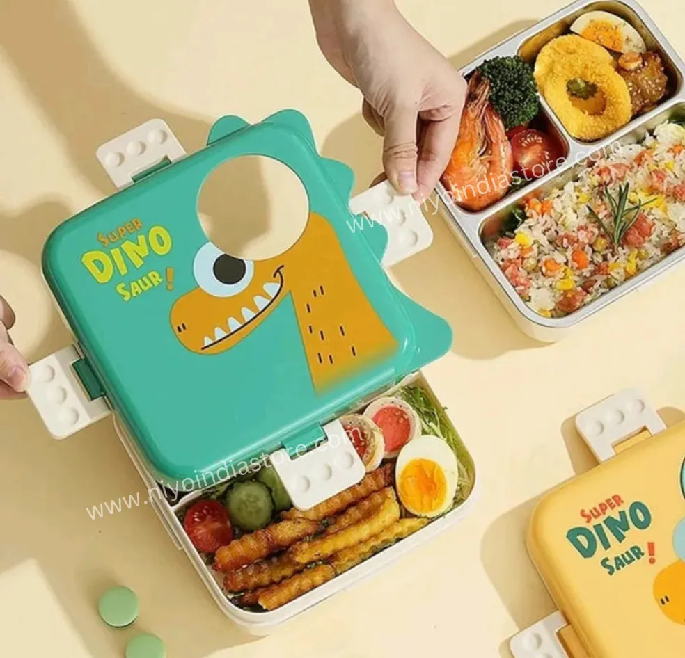 Carnival Stainless Steel Lunch Box - Dino