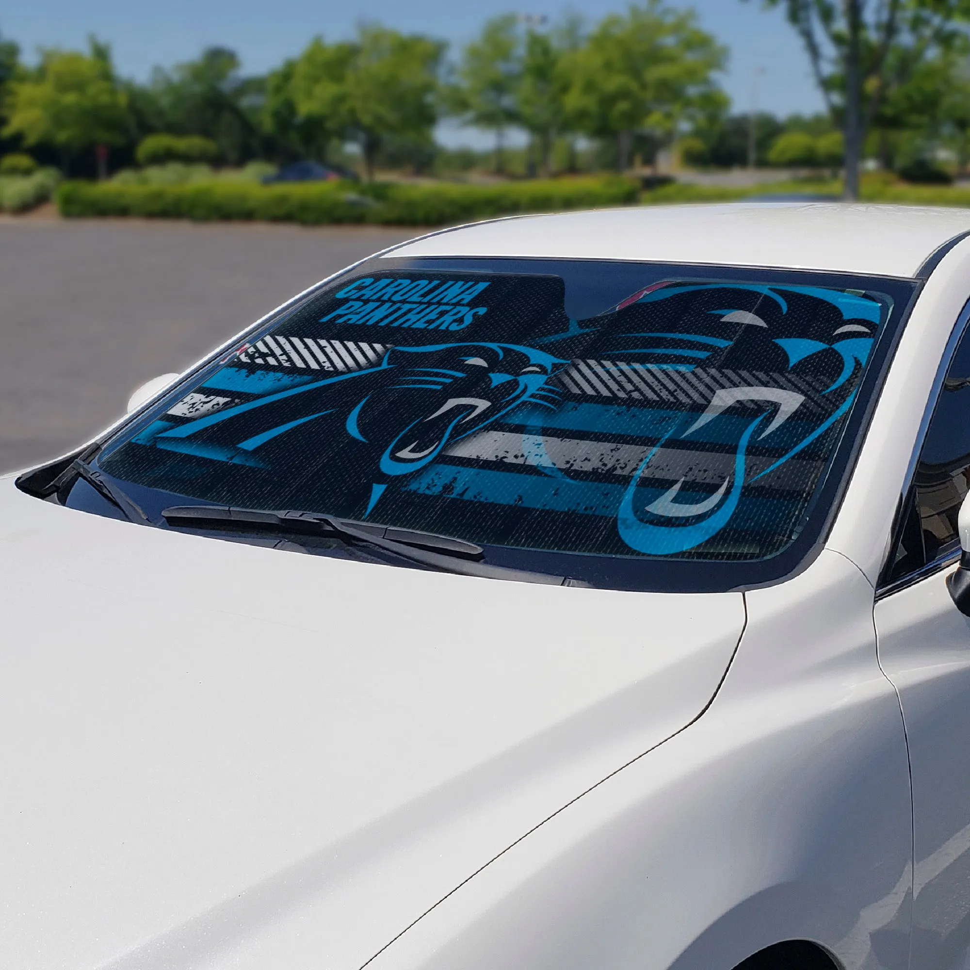 Carolina Panthers Windshield Sun Shade