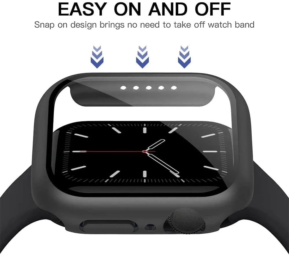 Case with Screen Protector for Apple Watch Series 7