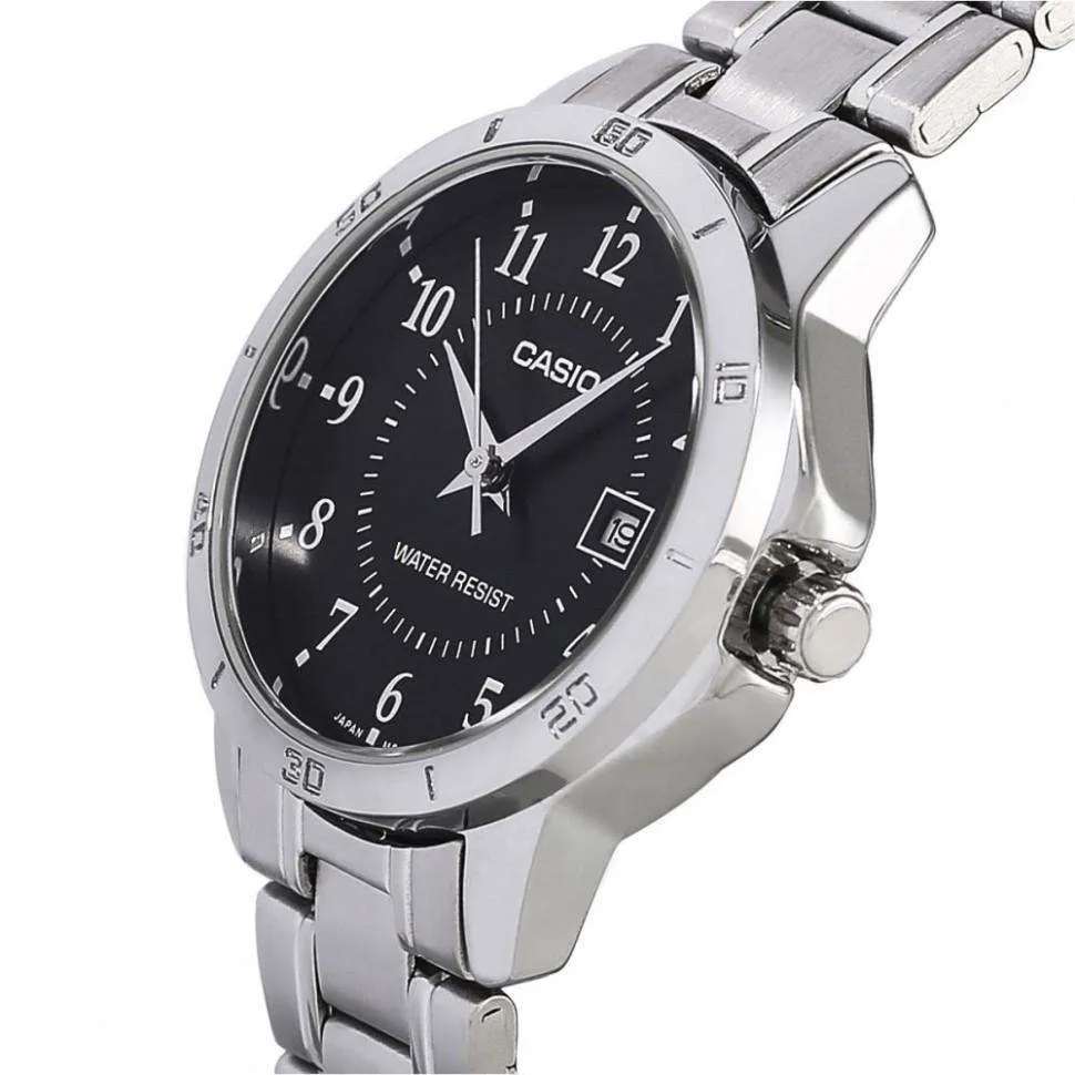 Casio MTP-V004D-1B Silver Stainless Watch for Men