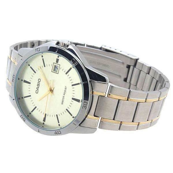 Casio MTP-V004SG-9A Gold Stainless Watch for Men