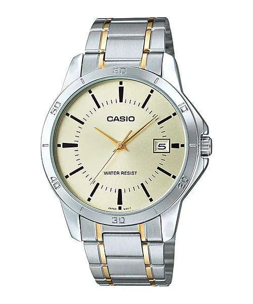 Casio MTP-V004SG-9A Gold Stainless Watch for Men