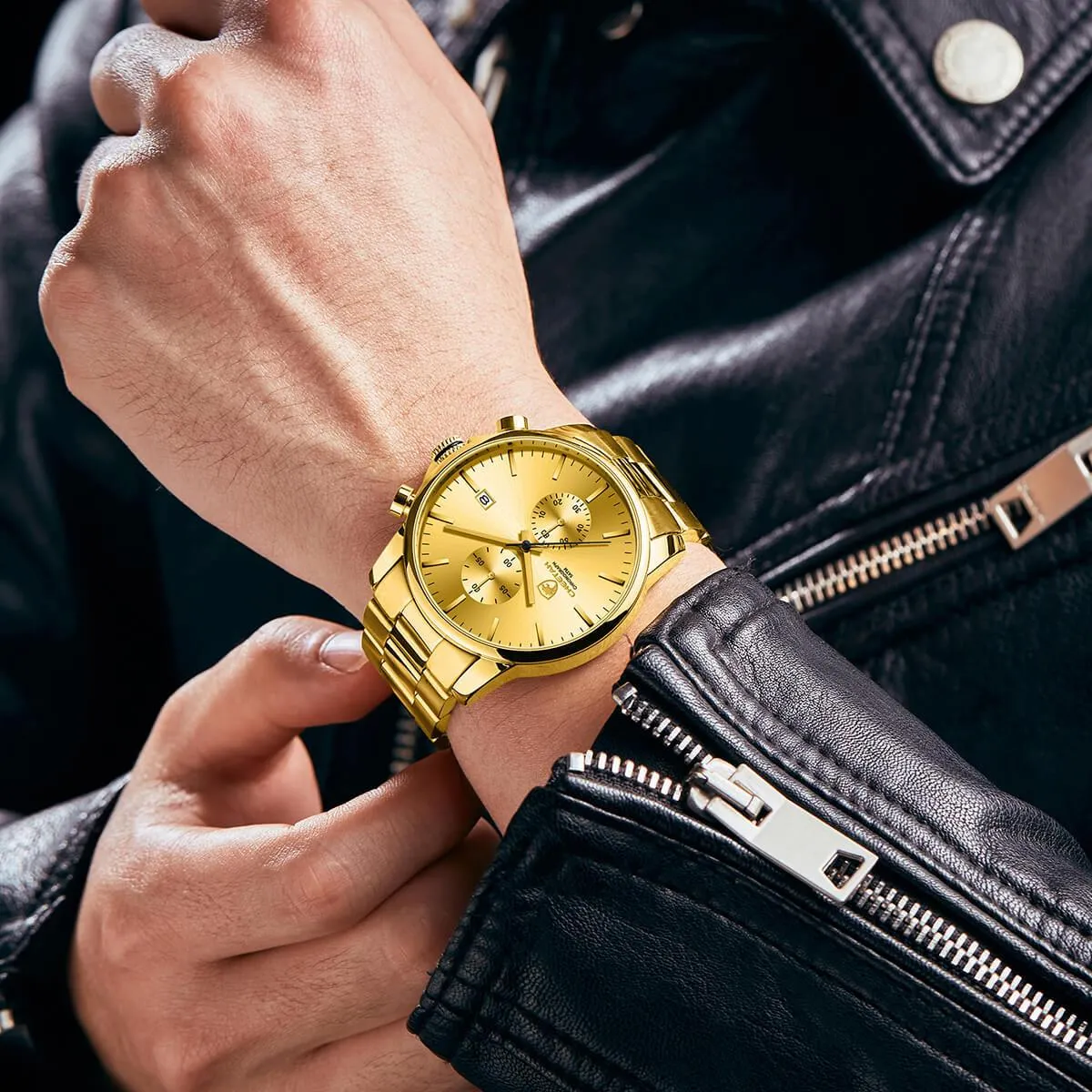 CHEETAH CH1604 ARISTO S8 - Gold Chronograph Watch