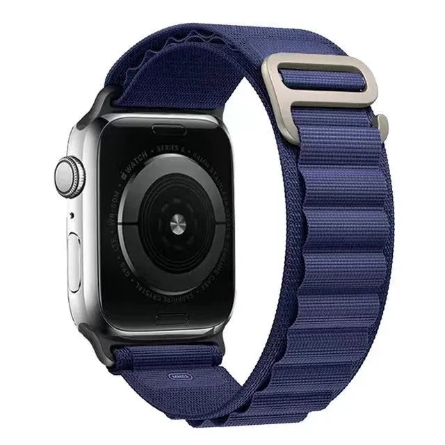 Circular Nylon Watch Band for Apple Watch 42mm 44mm 45mm 49mm