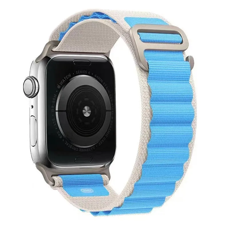 Circular Nylon Watch Band for Apple Watch 42mm 44mm 45mm 49mm