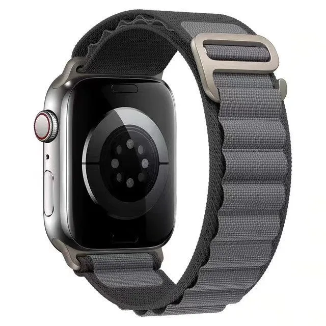 Circular Nylon Watch Band for Apple Watch 42mm 44mm 45mm 49mm