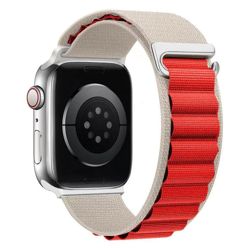 Circular Nylon Watch Band for Apple Watch 42mm 44mm 45mm 49mm