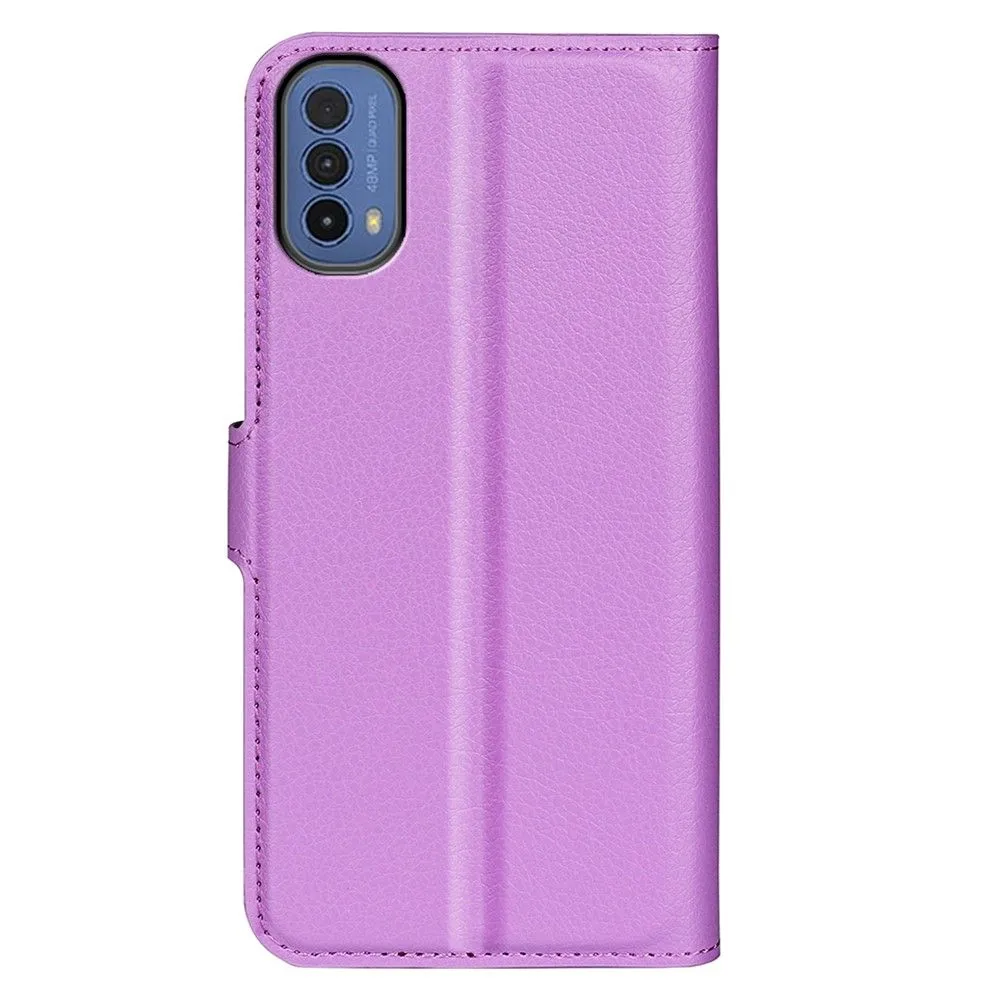 Classic Motorola Moto E30 / E40 flip case - Purple